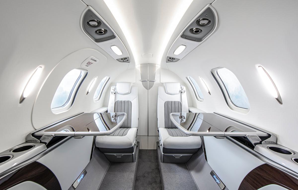 HondaJet Elite cabin for Nashville charter
