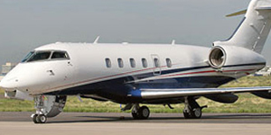 Bombardier Challenger 300 view for Nashville charter
