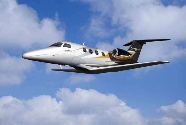 Embraer Phenom 100 view for Nashville charter