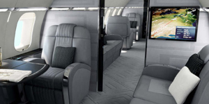 Bombardier Global Express view for Nashville charter