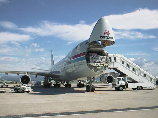Boeing 747-400F cargo aircraft for Nashville charter