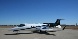 Learjet 60 cabin for Nashville charter