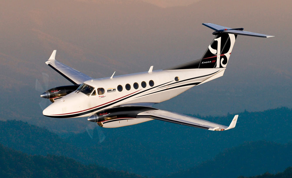 King Air 90 turboprop for Nashville charter