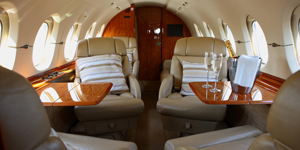 Hawker 900XP view for Nashville charter