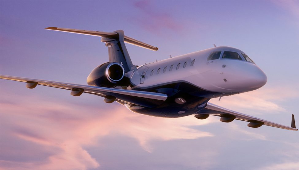 Embraer Legacy 500 super midsize jet for Nashville charter