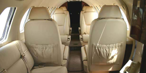 Cessna Citation V view for Nashville charter