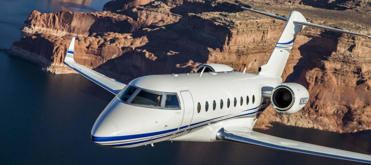 Gulfstream G280 cabin for Nashville charter