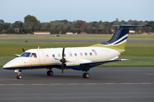 Embraer EMB-120 Brasilia cargo aircraft for Nashville charter