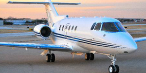 Hawker 900XP view for Nashville charter