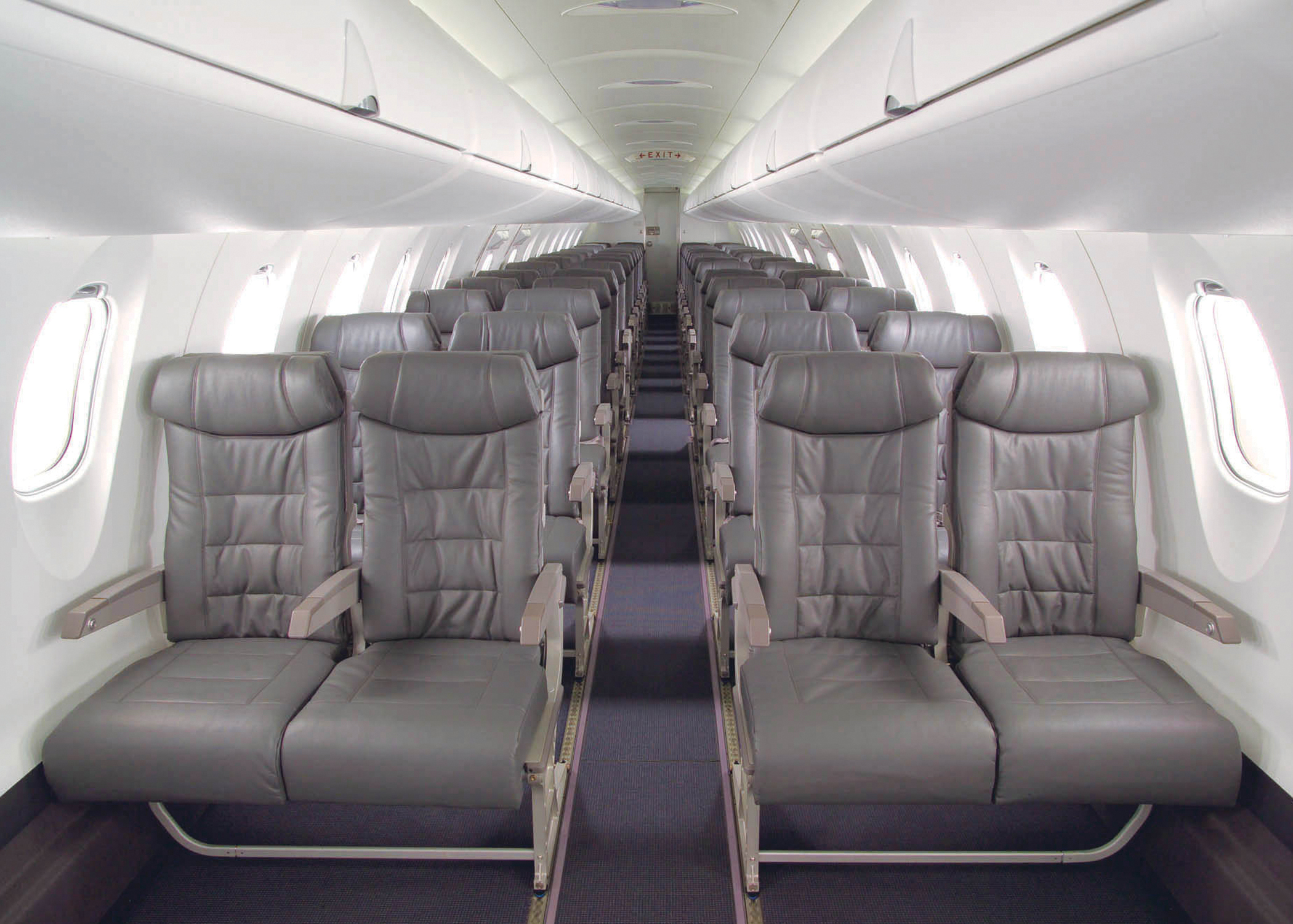 Bombardier CRJ-200 cabin for Nashville charter