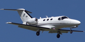 Cessna Citation Mustang view for Nashville charter