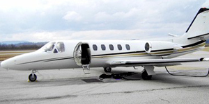 Cessna Citation II cabin for Nashville charter