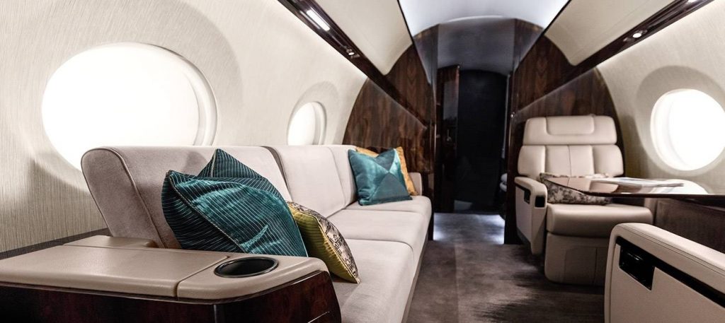 Gulfstream G600 cabin for Nashville charter