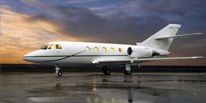 Dassault Falcon 20 view for Nashville charter