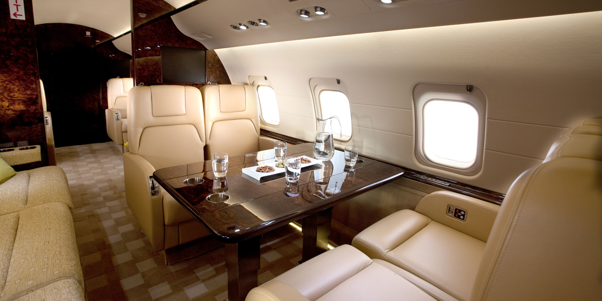 Challenger 850 view for Nashville charter