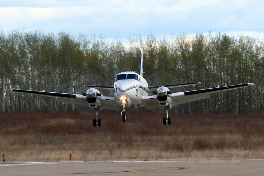 Beechcraft King Air 100 turboprop for Nashville charter