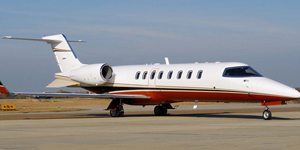 Learjet 45 view for Nashville charter
