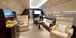 Airbus ACJ318 Elite view for Nashville charter