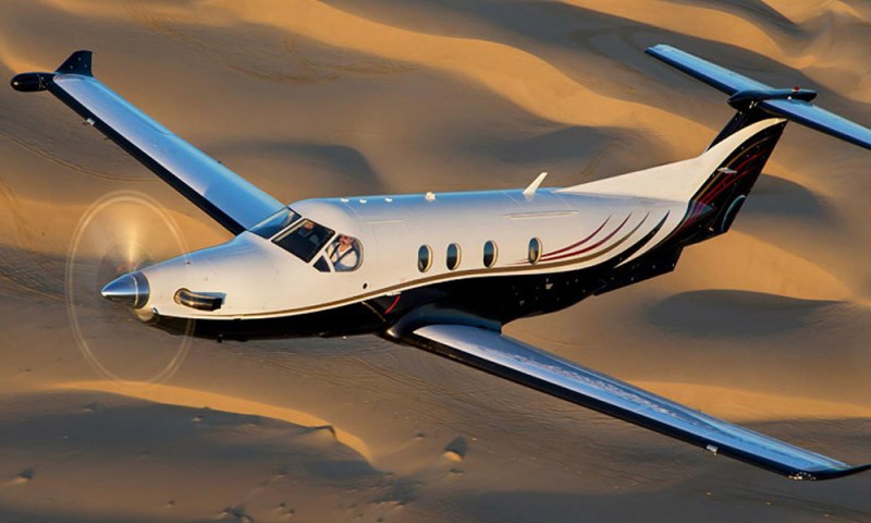 Pilatus PC-12 view for Nashville charter