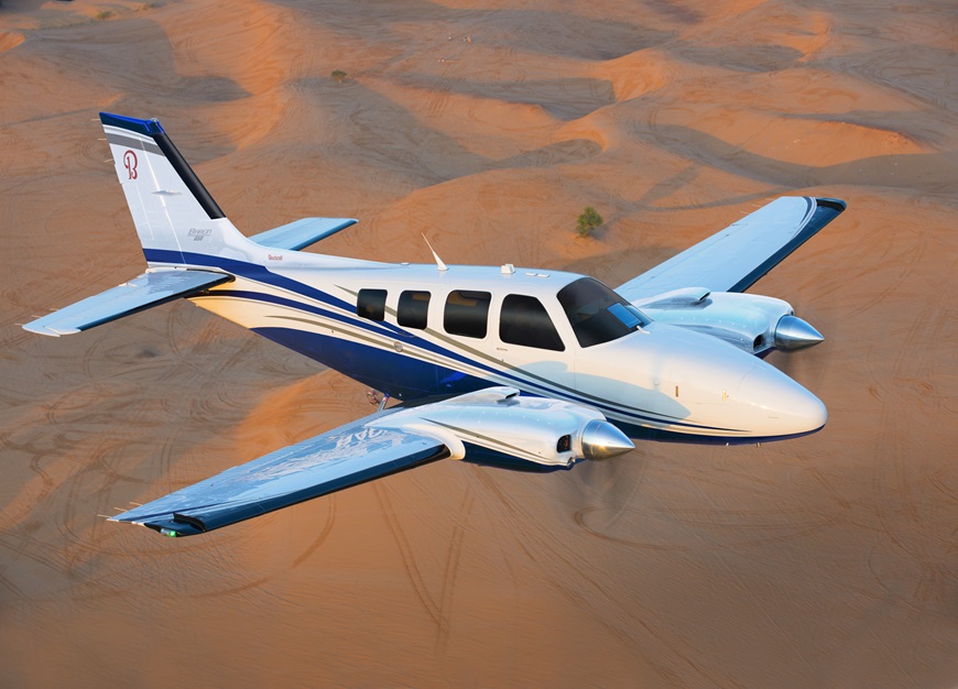 Beech Baron 58 piston for Nashville charter