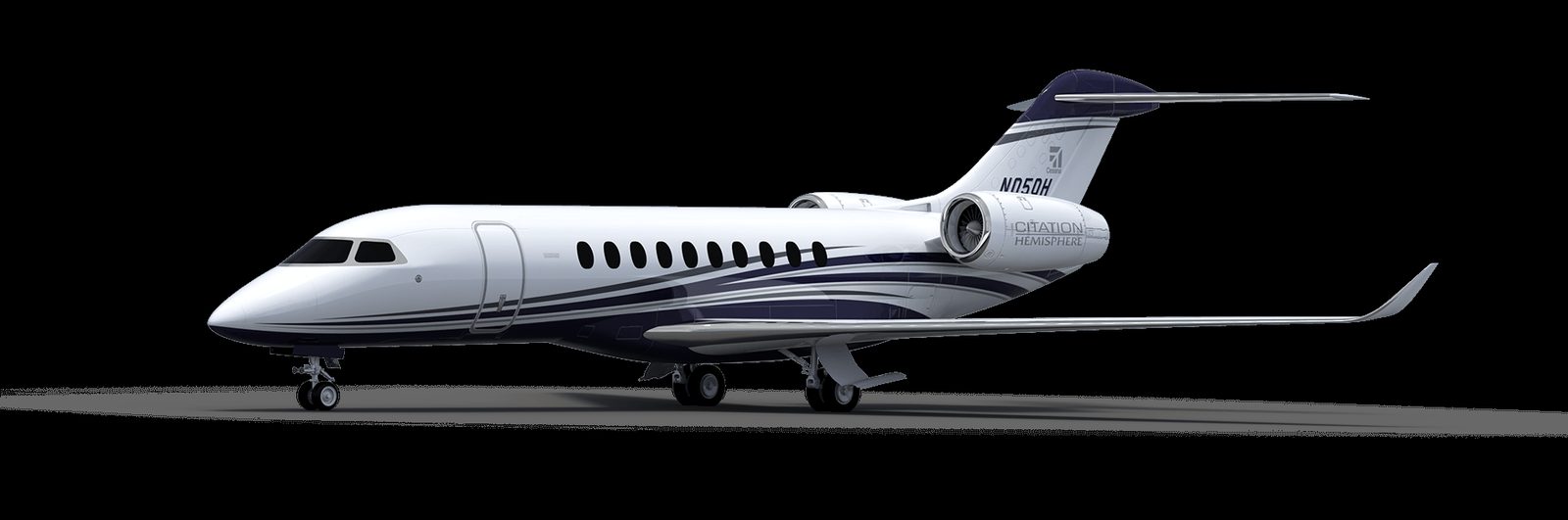 Cessna Citation Hemisphere view for Nashville charter