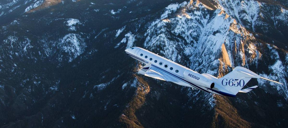 Gulfstream G650 cabin for Nashville charter