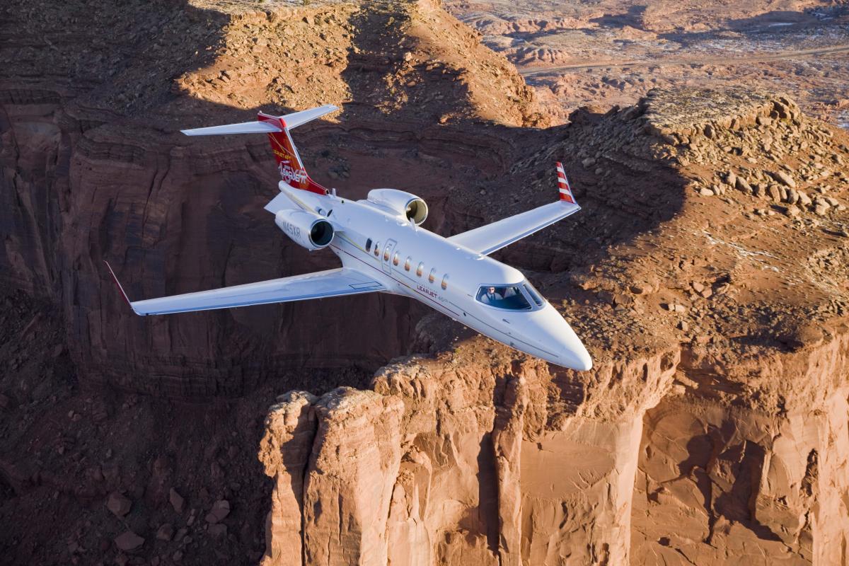 Learjet 45 cabin for Nashville charter