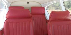 Piper PA-23 Aztec cabin for Nashville charter