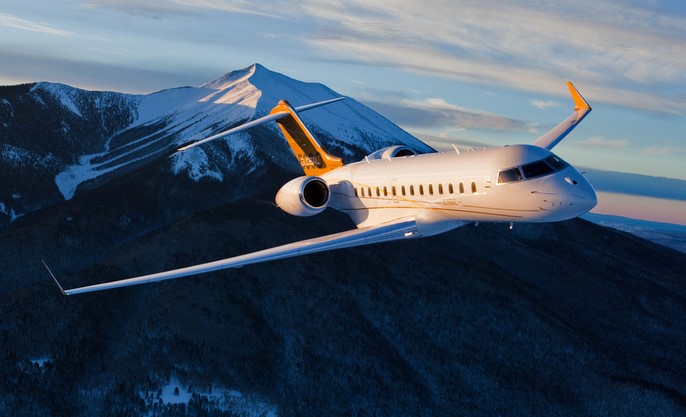 Bombardier Global Express cabin for Nashville charter