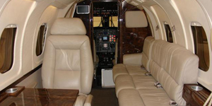 IAI Westwind I cabin for Nashville charter