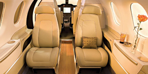 Embraer Phenom 100 view for Nashville charter