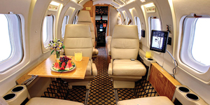 IAI Westwind II cabin for Nashville charter