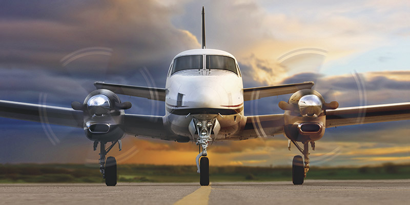 Beechcraft King Air C90GTx cabin for Nashville charter