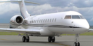 Bombardier Global Express view for Nashville charter
