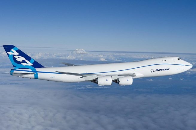 Boeing 747-8F cargo aircraft for Nashville charter