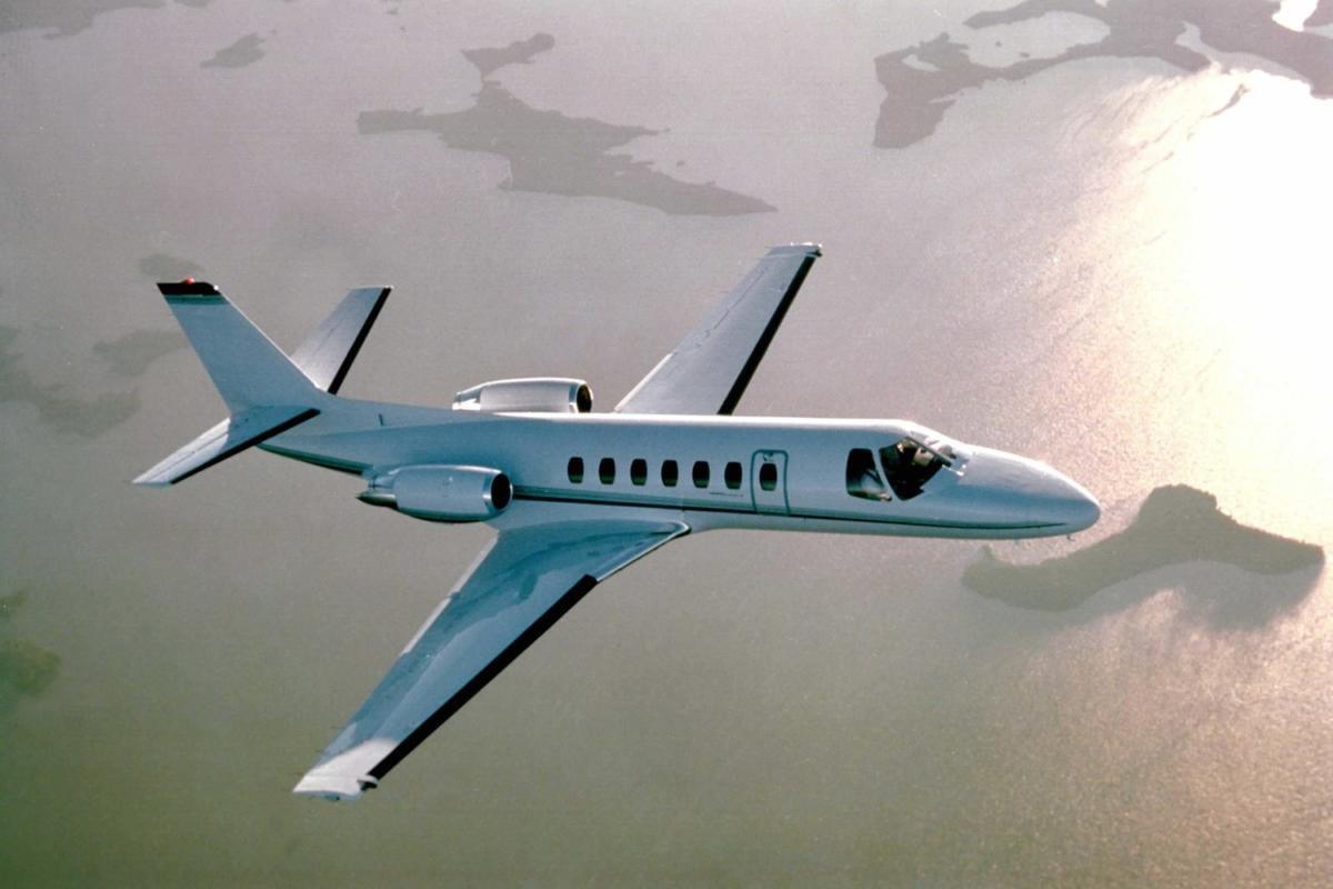 Cessna Citation Ultra cabin for Nashville charter